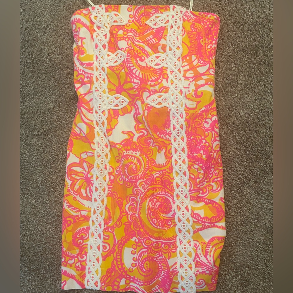 Lilly Pulitzer Tansy Sunshine Yellow Dress